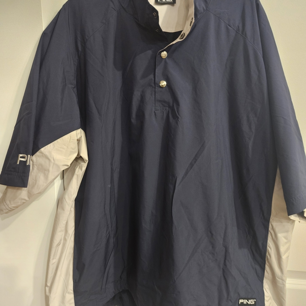Ping Navy and Cream Pullover